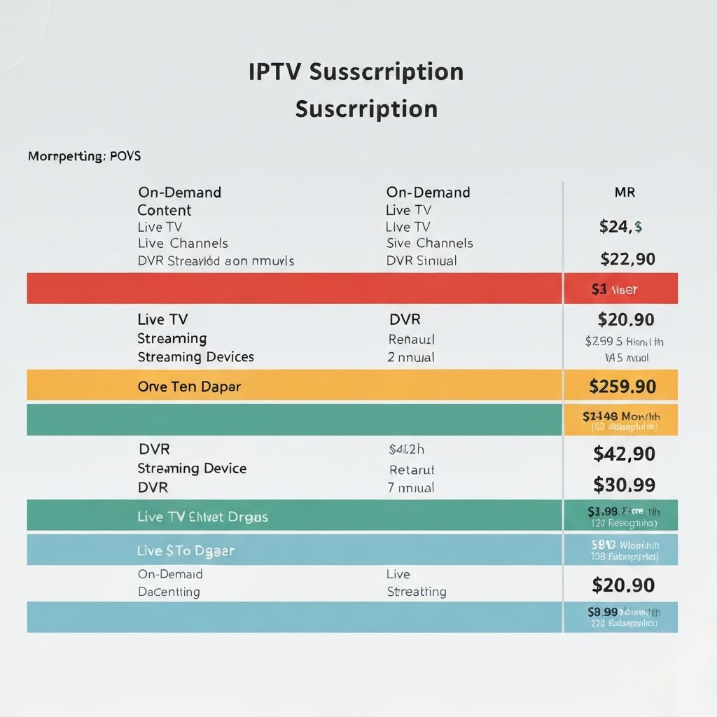 Prix abonnement IPTV